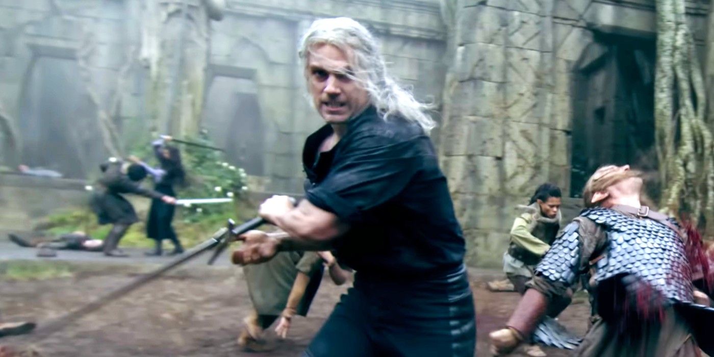 Geralt lupta in sezonul 3 The Witcher